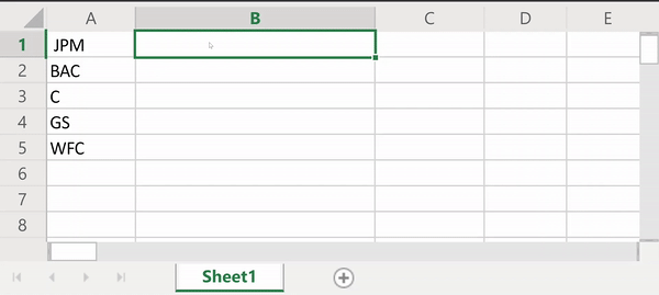 excel add in mutual fund data